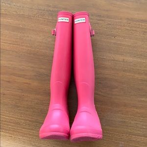 Hunter Pink Rain/snow boots